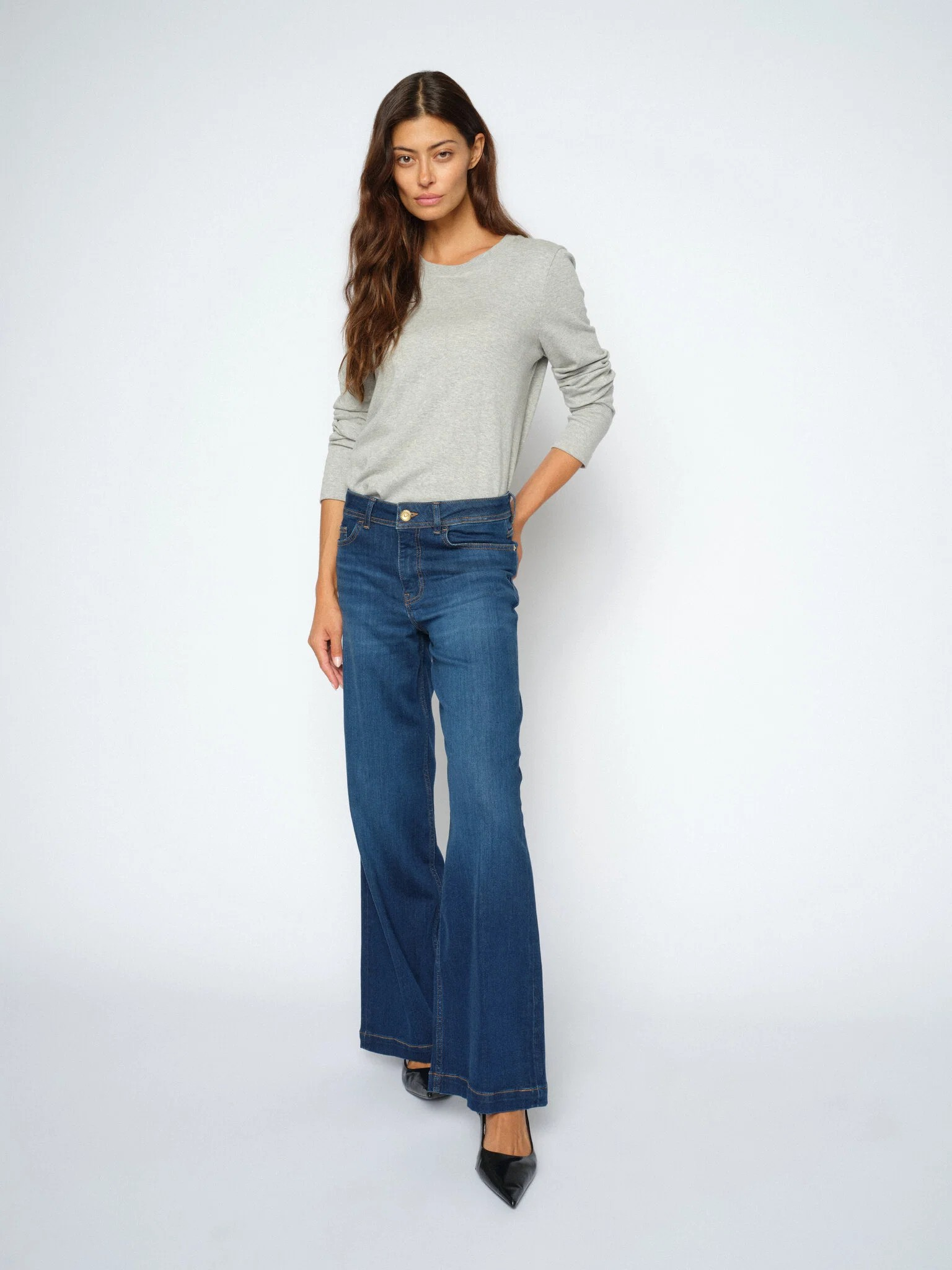 MMDara Deluxe Jeans L32 - Blue - Mos Mosh