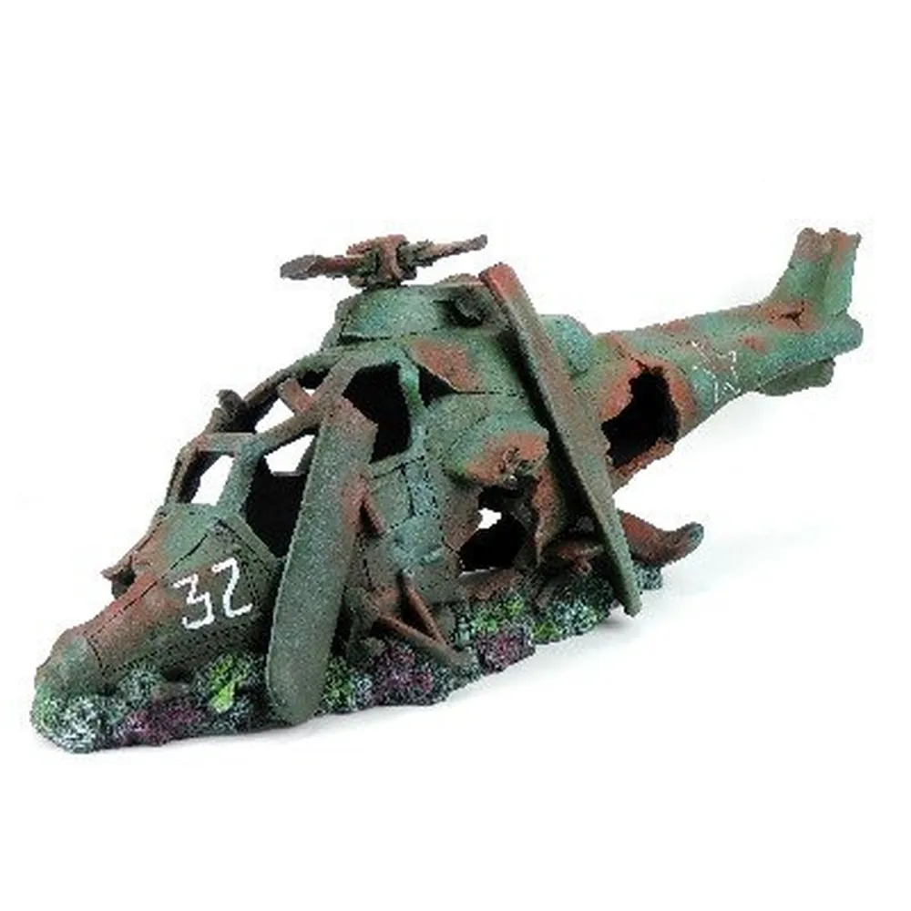 Classic Xlarge Ruined Helicopter 750x240x260mm