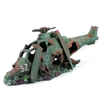 Classic Xlarge Ruined Helicopter 750x240x260mm