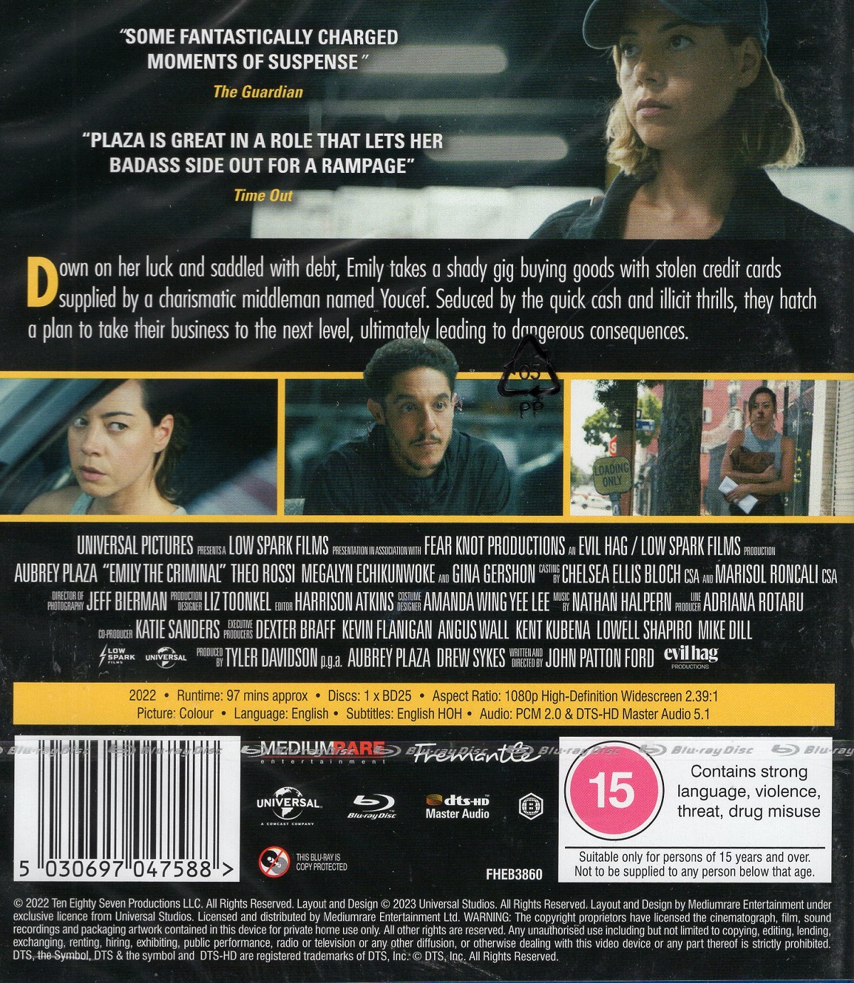 Emily the Criminal (ej svensk text) (Blu-ray) - 2