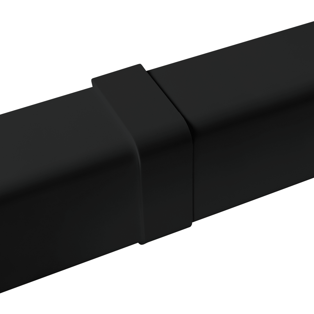 Skarvstycke 80×60 mm, Svart. Förpackning med 30 stycken