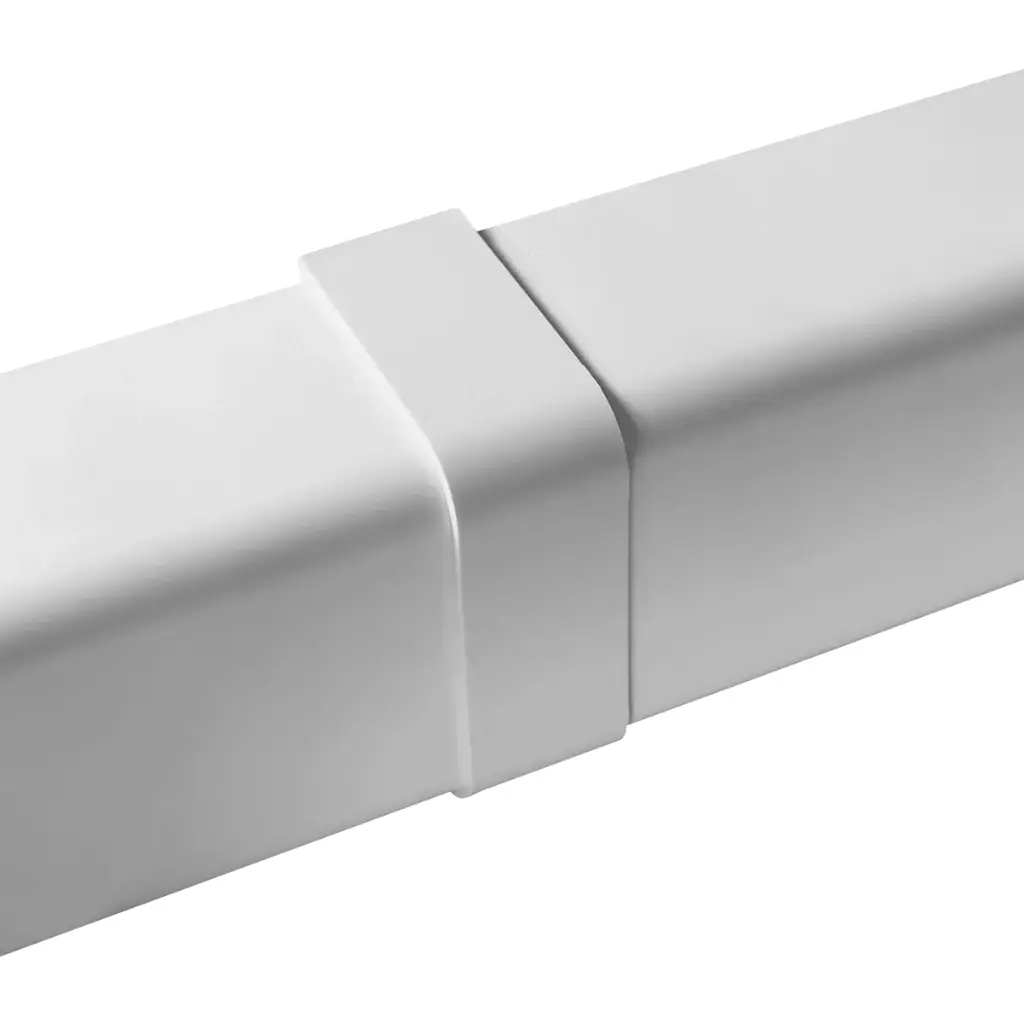 Skarskydd för kanal 110x75 mm, Vit. Förpackning med 20 stycken