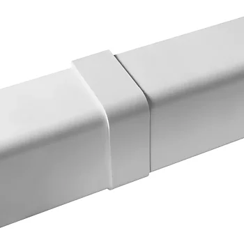 Skarskydd för kanal 110x75 mm, Vit. Förpackning med 20 stycken