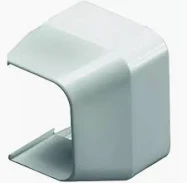 Reduceringsdel 120-->80 för 110x75 mm kanal, Vit. Förpackning med 8 stycken