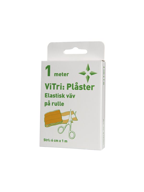Plåster på rulle 6 cm x 1 m, ViTri