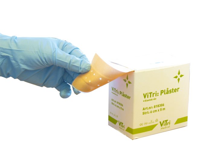 Plåster på rulle 6 cm x 5 m, ViTri - 2