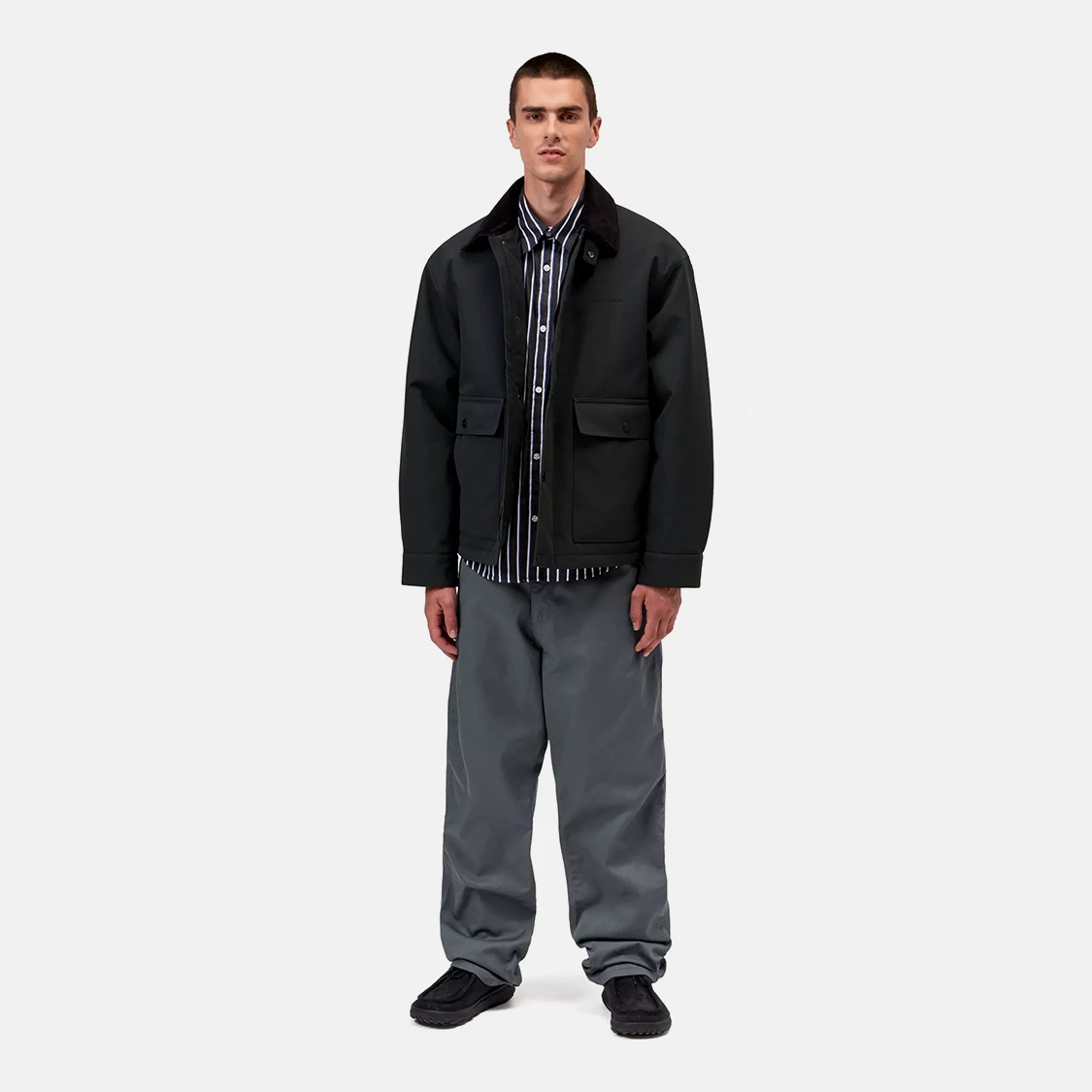 Carhartt WIP - Simple Pant Graphite Rinsed - 4