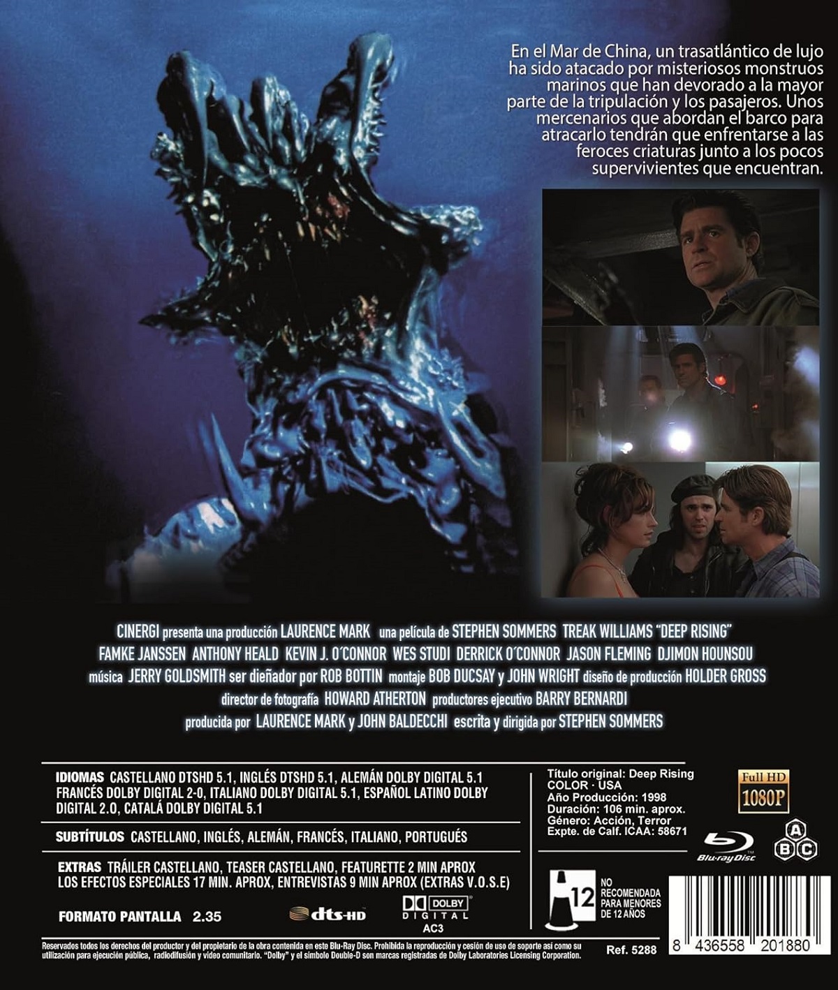 Deep Rising (ej svensk text) (Blu-ray) - 2