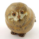 Gunnar Hansson (1960s) Round Owl Stoneware Figurine 10 cm