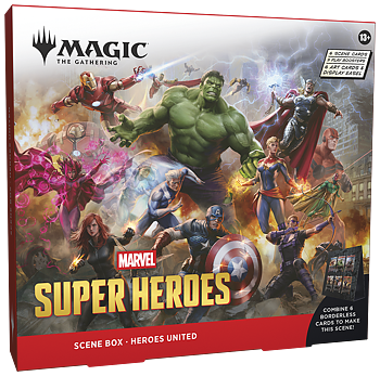 Magic: The Gathering - Marvel Super Heroes - Scene Boxes - Heroes United