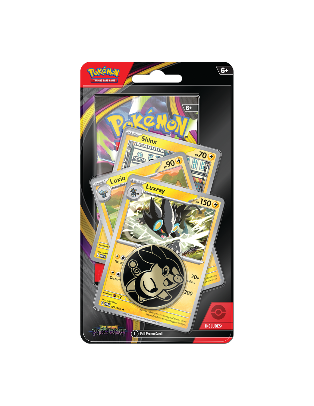 Pokémon TCG: Pitch Black Premium Checklane Blister