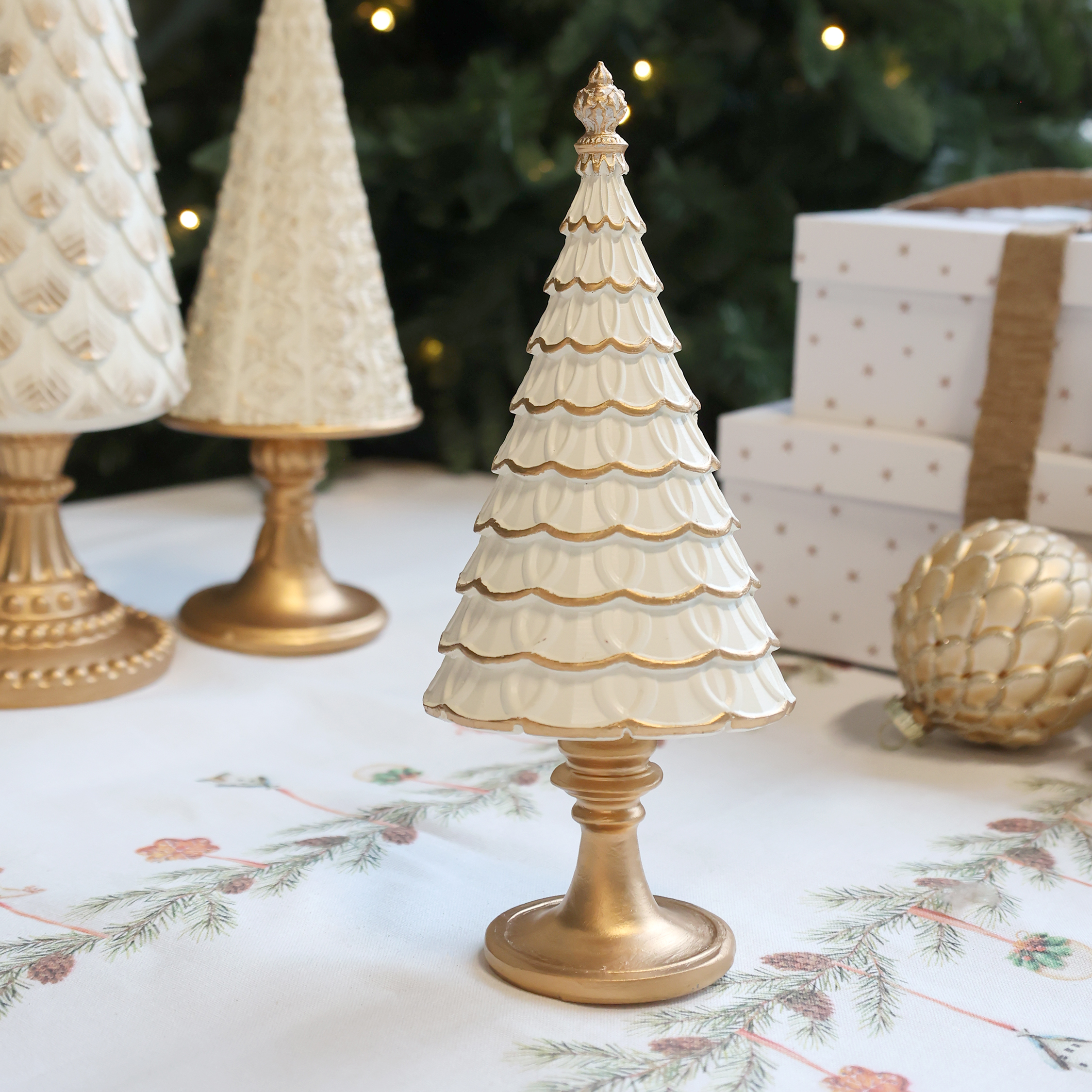 Fransk Julgran - Gran - Noel - 23,5x10 cm - Poly