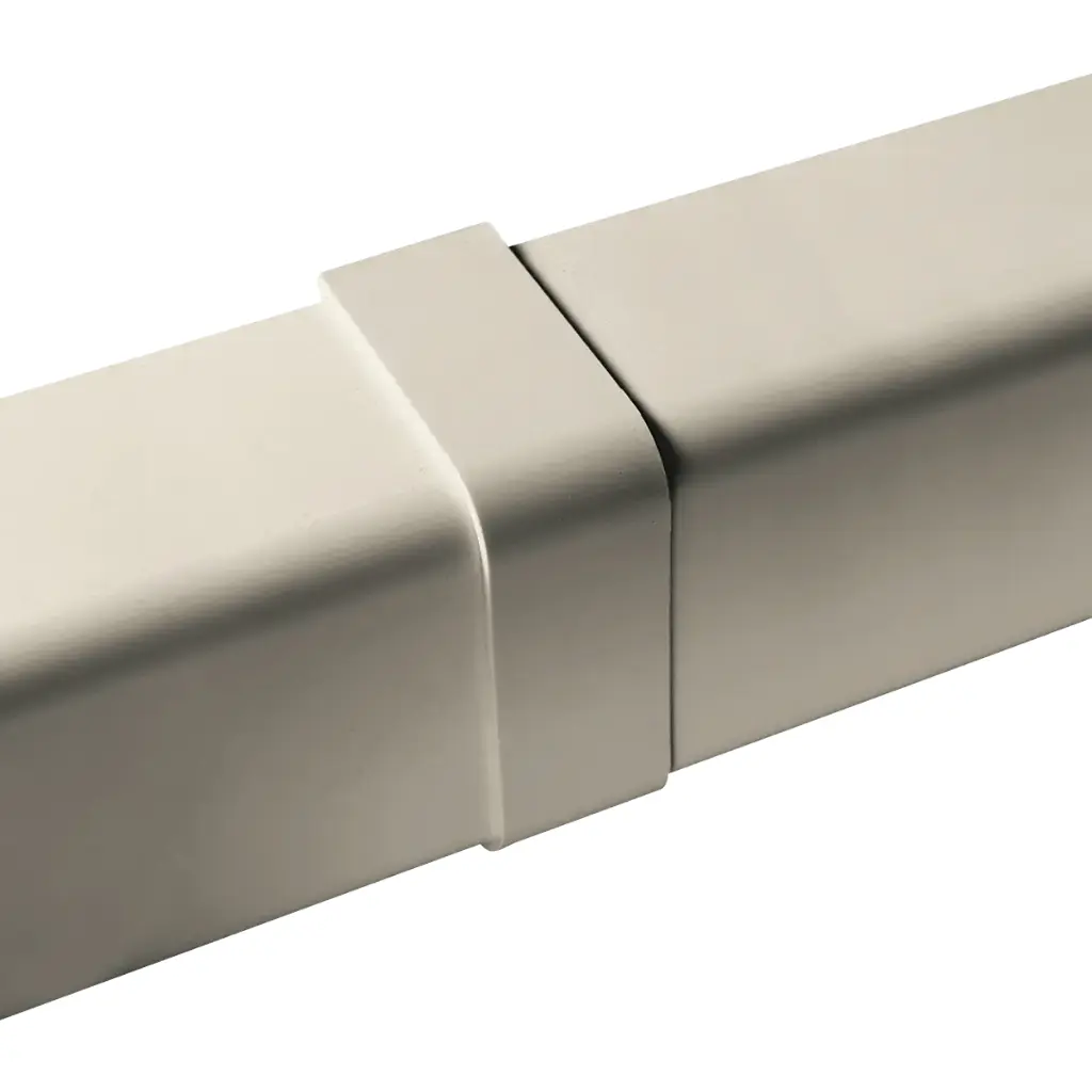 Skarvskydd för 110x75 mm kanal, elfenben. Förpackning med 20 stycken