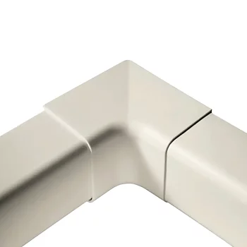 Inre hörn för 110x75 mm kanal, Elfenben. Förpackning med 4 stycken