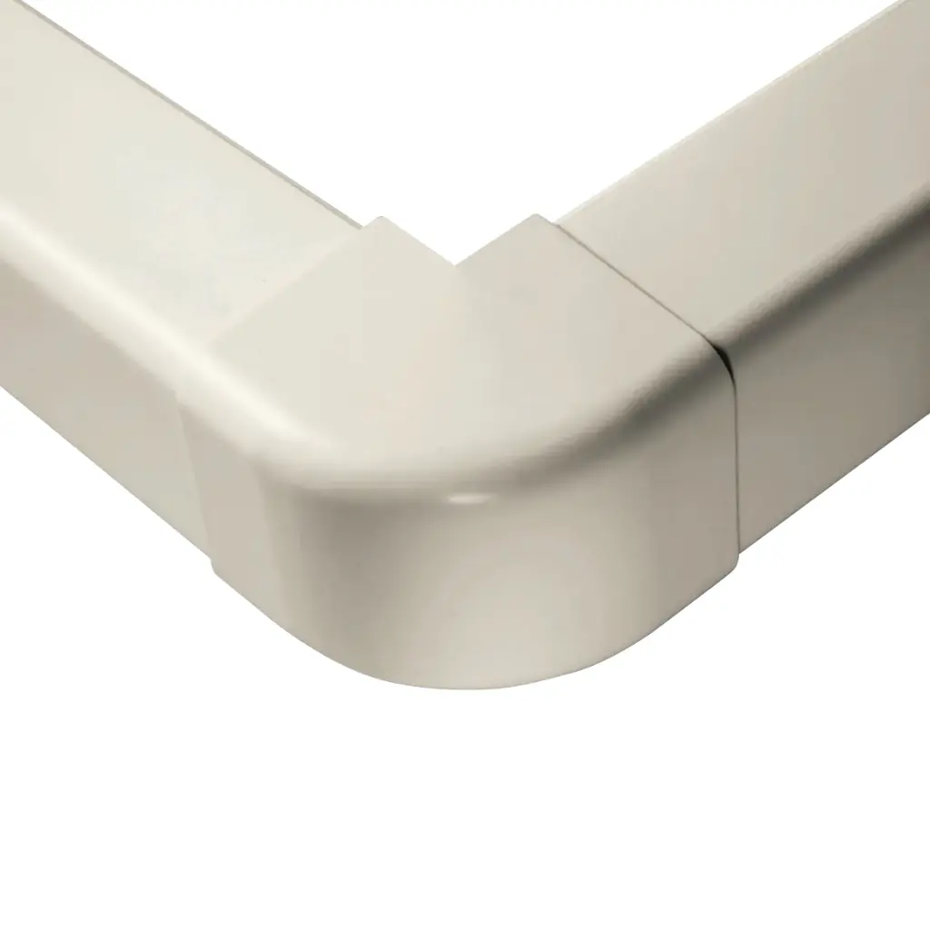 Yttre hörn för 110x75 mm kanal, elfenben. Förpackning med 6 stycken