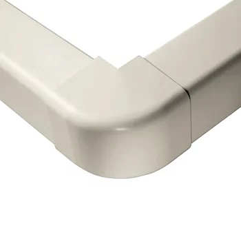Yttre hörn för 110x75 mm kanal, elfenben. Förpackning med 6 stycken
