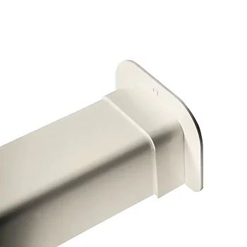 Vägggenomföring för 110x75 mm kanal, Elfenben. Förpackning med 8 stycken