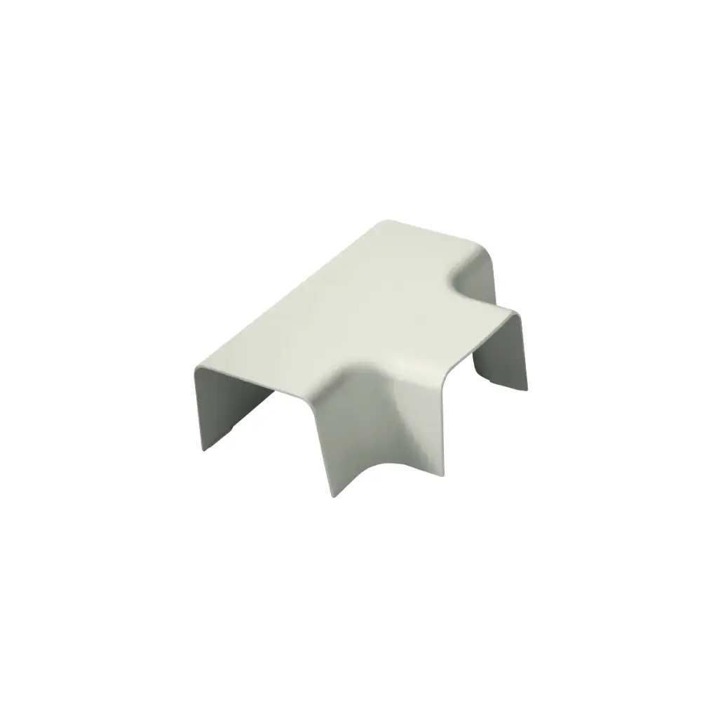 T-förgrening för 110x75 mm kanal, elfenben. Förpackning med 4 stycken