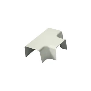 T-förgrening för 110x75 mm kanal, elfenben. Förpackning med 4 stycken