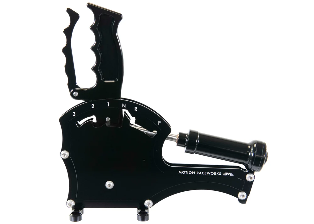TH400 3 Speed Push To Shift Reverse Pattern Operator Series Billet Shifter Rear Exit - 2