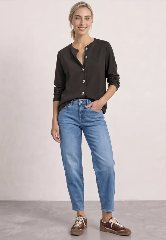 Short jcket with deco buttons Black Coffee Kort jacka - 4