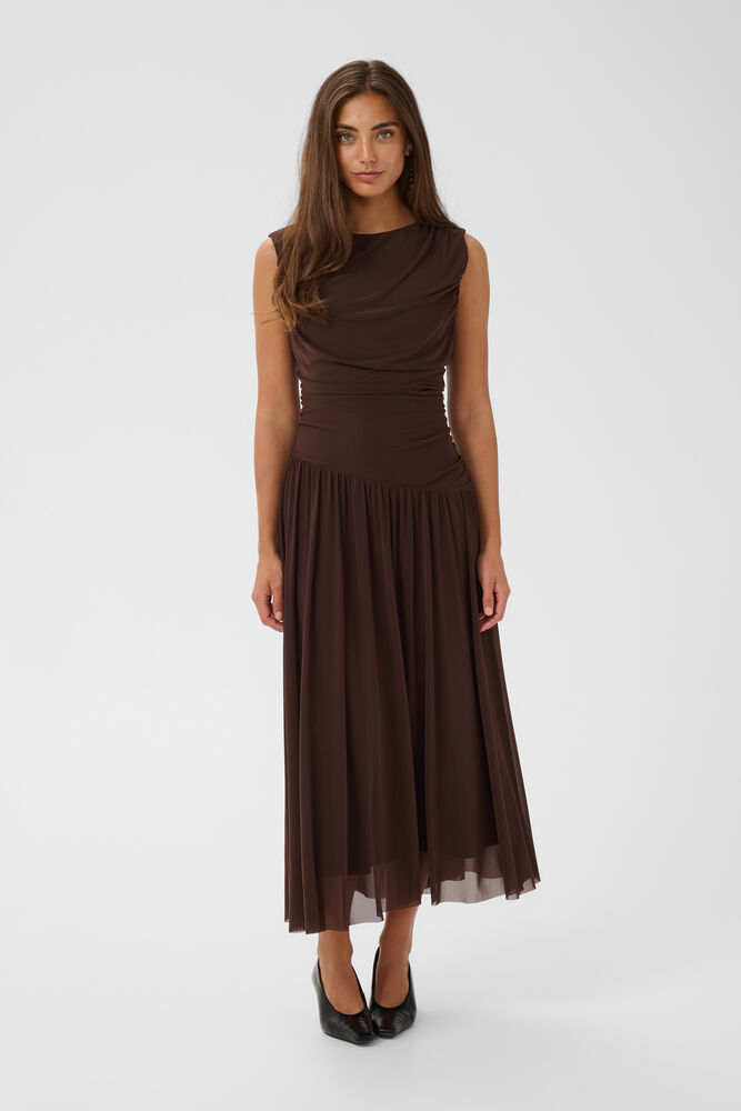 Culture Clark Ashley Dress Coffe Bean Brown - 3