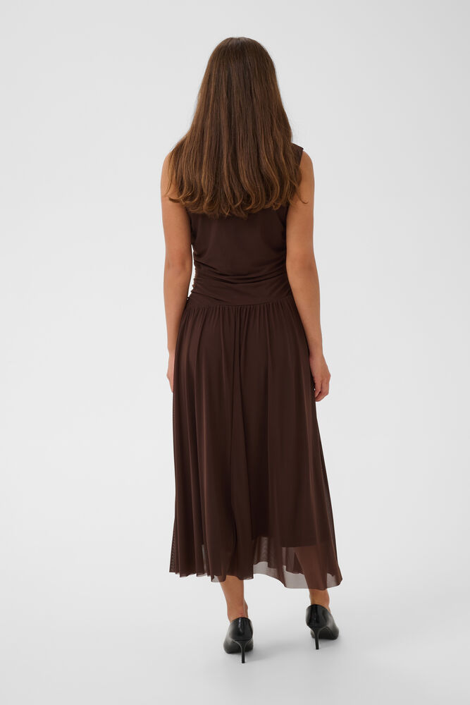 Culture Clark Ashley Dress Coffe Bean Brown - 4