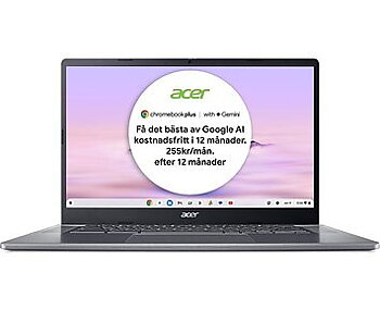 Acer Chromebook 515 NX.KNUED.006 15,6" i3-1315U 8GB RAM 256GB SSD - 2 År Garanti Helt Ny Oanvänd - Original