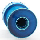 Stig Lindberg (Lazur 1970) Turquoise Segmented Vase 17cm