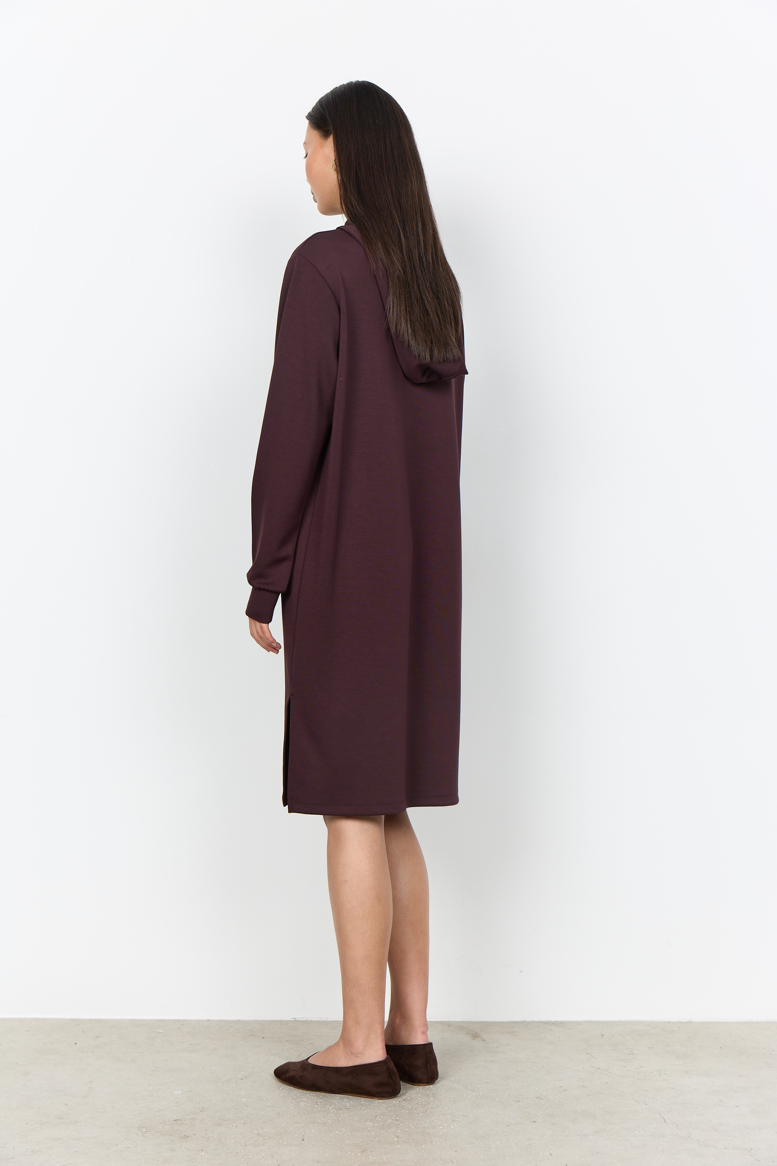 SC-BANU 330 Dress Brun Sweatshirtklänning - 3