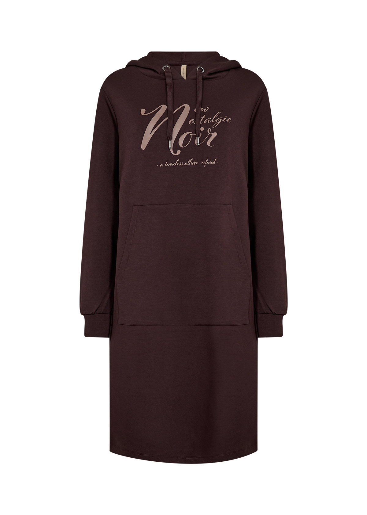 SC-BANU 330 Dress Brun Sweatshirtklänning