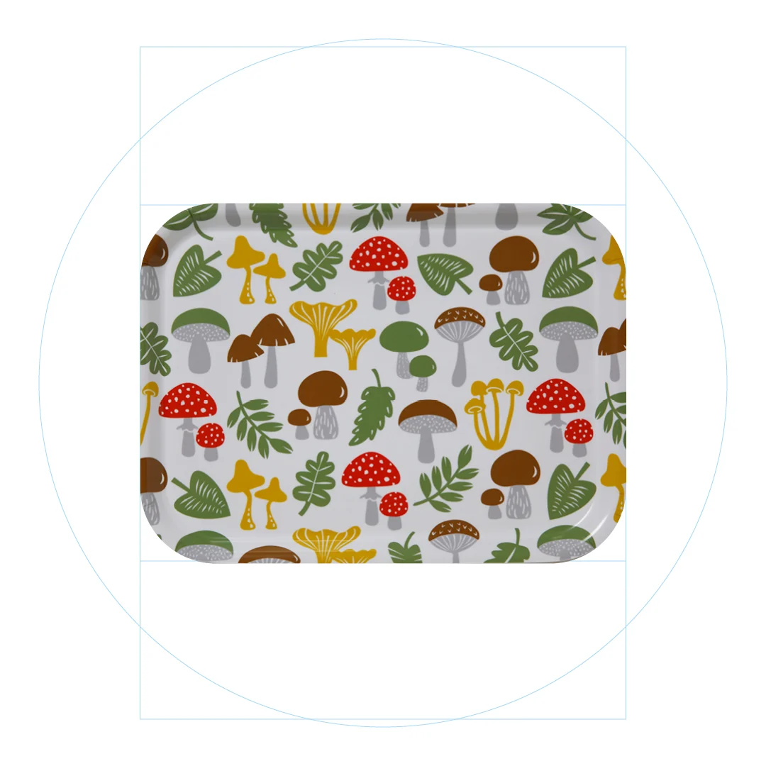 Bengt & Lotta Mushroom tray 27x20 cm