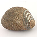 Börje Skohg (1970s) Unique Stone with Silver Decor 8 cm