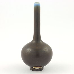 ベルント・フリーベリ  一点もの  斑のある茶色いベース  (10cm)  1960年代