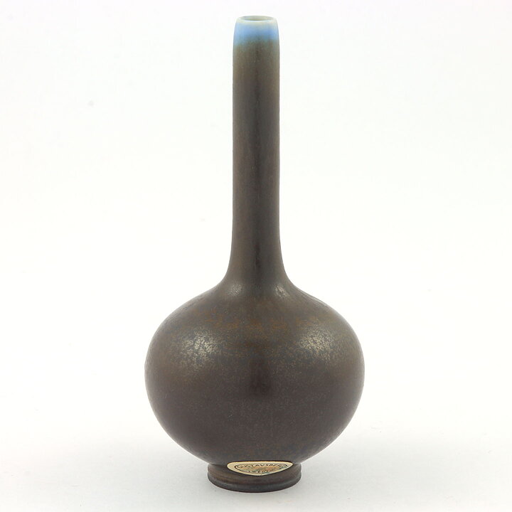 ベルント・フリーベリ  一点もの  斑のある茶色いベース  (10cm)  1960年代