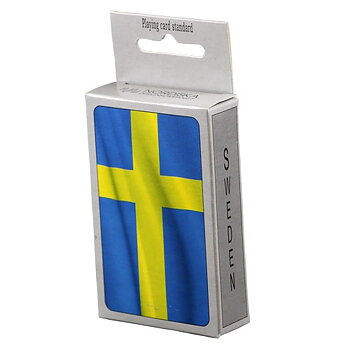 Playing cards Swedish Flag