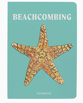 Beachcombing Notebook : Skrivhäfte Mini linjerat och med faktasidor