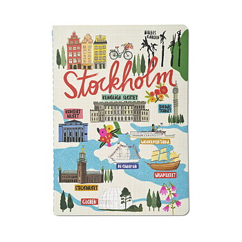Anteckningshäfte Stockholm, A6