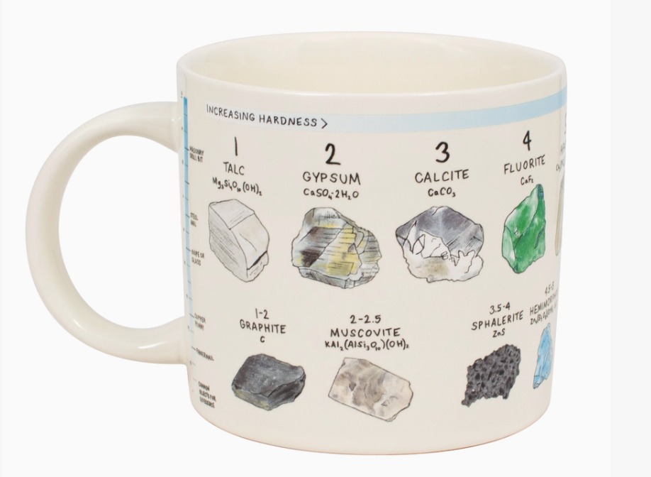 Mohs' Scale of Minerals Hardness Mug : Mugg - 40 cl - 3