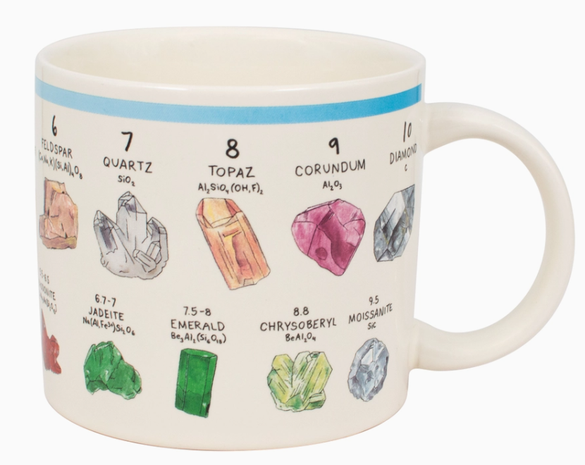 Mohs' Scale of Minerals Hardness Mug : Mugg - 40 cl - 4