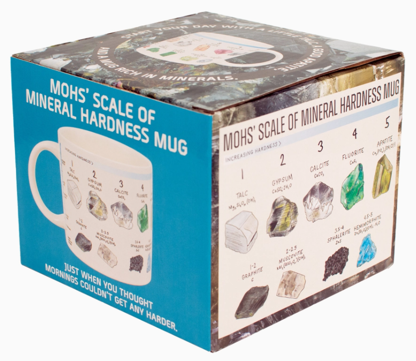 Mohs' Scale of Minerals Hardness Mug : Mugg - 40 cl - 2