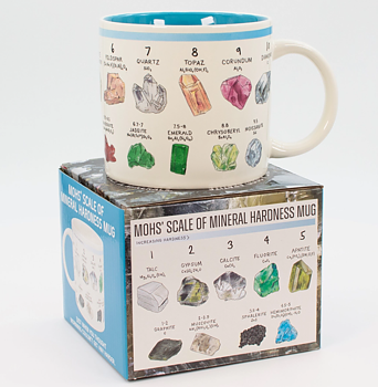Mohs' Scale of Minerals Hardness Mug : Mugg - 40 cl