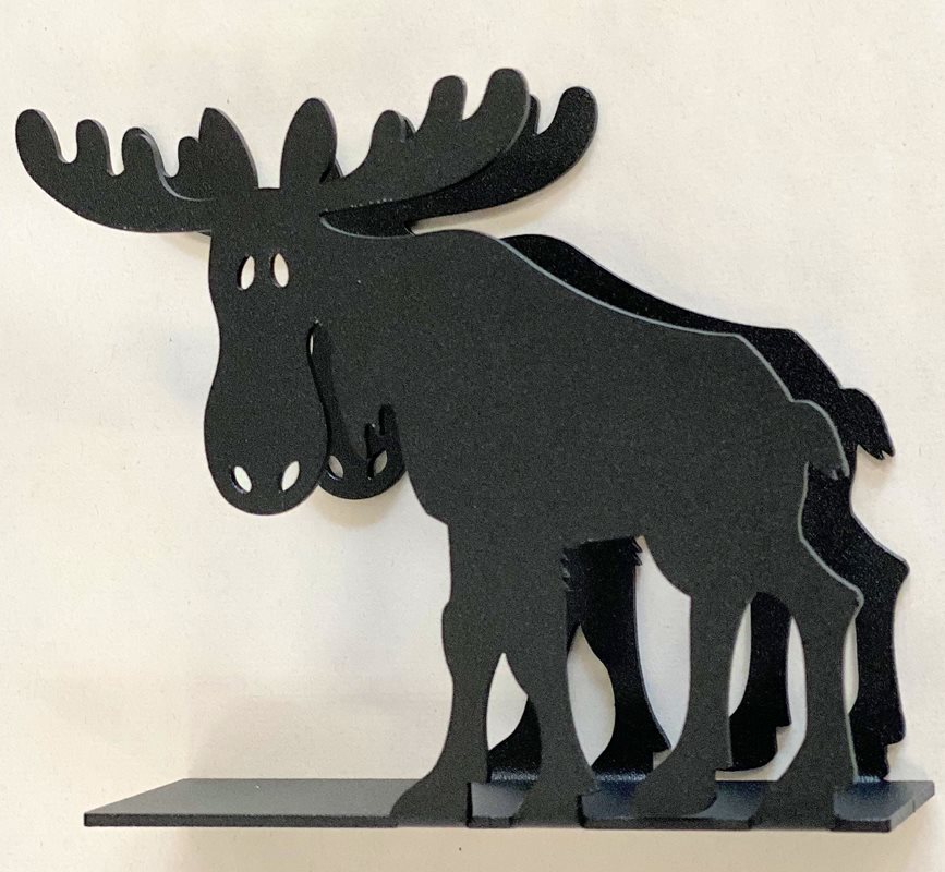 Napkin holder - Moose, black 