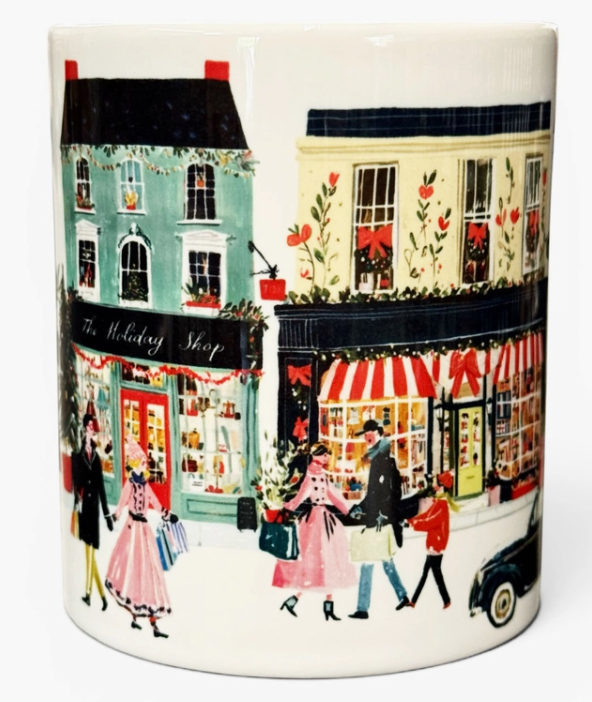 Bookish Holiday : Festive Holiday Town Mug - Mugg 35 cl - 4