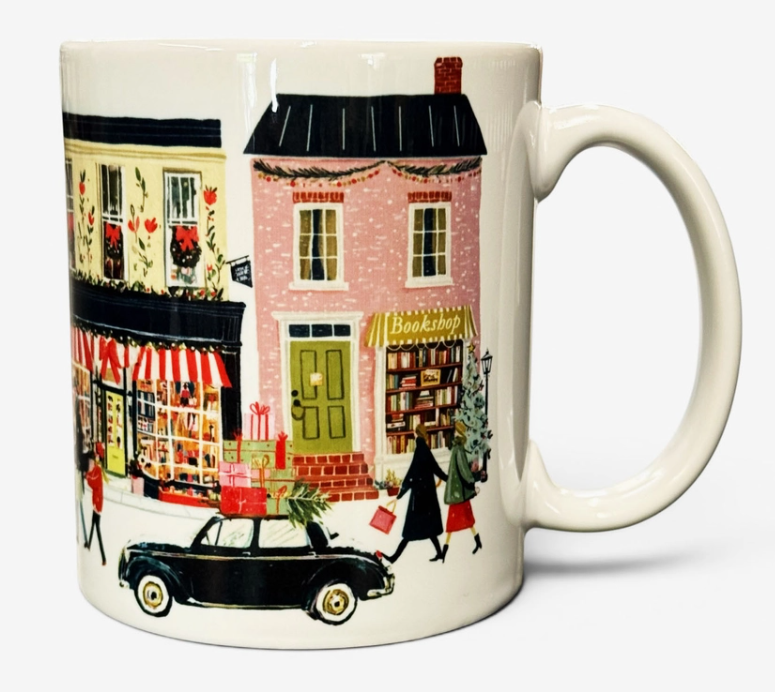 Bookish Holiday : Festive Holiday Town Mug - Mugg 35 cl - 2