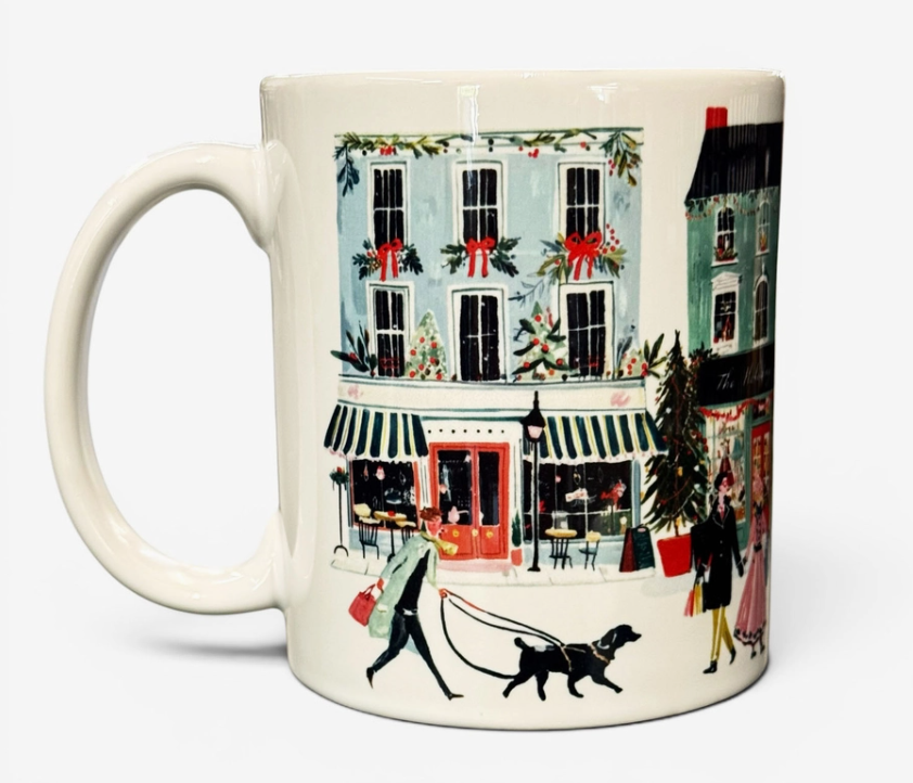 Bookish Holiday : Festive Holiday Town Mug - Mugg 35 cl - 3