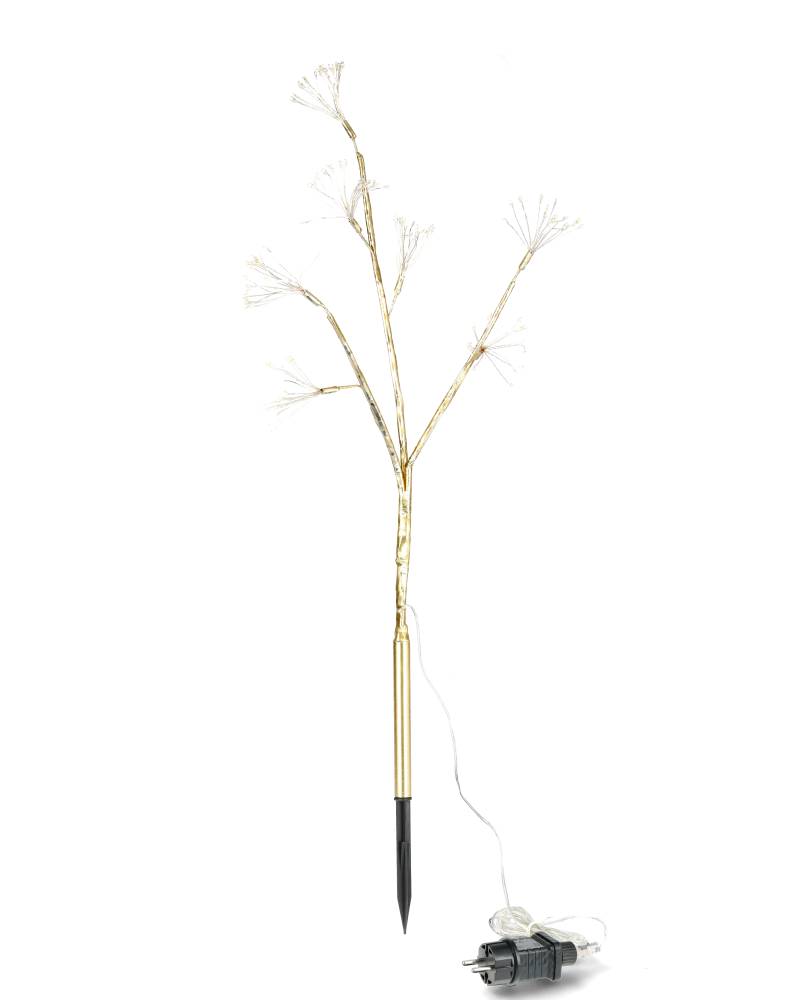 LED tree with branches for outdoor use Champagne 70 cm – 140 lights - 5
