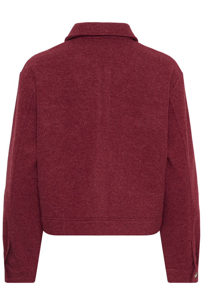 Cream Marigold Jacket Cabernet Red - 3