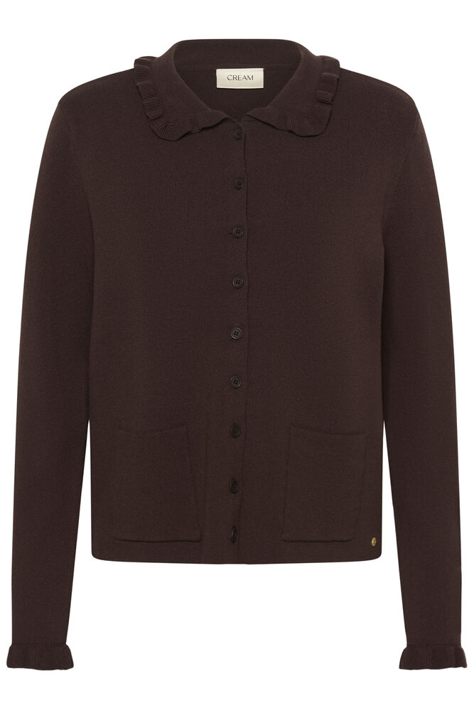 Cream Dela Cardigan Java Brown - 5