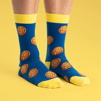Socks Round Cinnamon Bun Lux 36-40